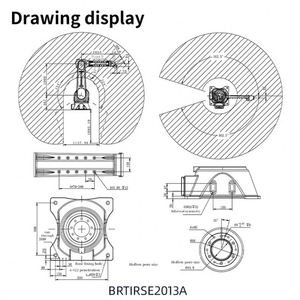 Robot de Pintura Automático Profesional BORUNTE de 6 Ejes, Carga Útil de 13 kg, Longitud del Brazo de 2000 mm, Construcción Impermeable, Robots Articulados - Product Image 3
