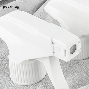 Pulvérisateur à gâchette carré en plastique de 28 mm, tête de pulvérisation à mousse, buse anti-débordement avec bouchon pour bouteilles de produits chimiques à usage domestique - Product Image 4