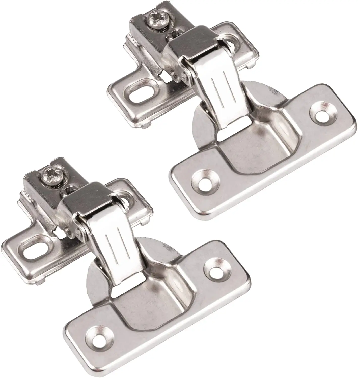 Satin Nickel tự đóng cửa tủ bếp cửa bản lề