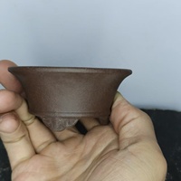 Pot à bonsaï miniature en argile fait main, best-seller, avec design pieds nuage