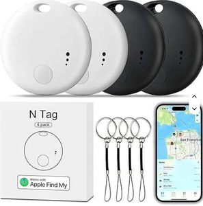 Localizador Inteligente Inalámbrico Redondo Antipérdida para iOS, Compatible con la Red Find My, Rastreo de Precisión Global, Resistente al Agua - Product Image 2