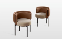 Chaises inclinables de style italien, luxe léger, pour salon, salle à manger, usage commercial et domestique