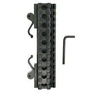 Support Double Rail 45 Degrés 13 Fentes, Fourniture en Gros pour Accessoires d'Armes de Chasse Sportive