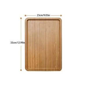 Wooden beanbag chair tray, rectangular <b>sofa</b> armrest, foldable solid wood breakfast plate, snack plate, tea tray - Product Image 5