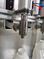 Machine de remplissage semi-automatique à 4 têtes pour liquides, en acier inoxydable 304, remplisseur pneumatique pour huile, jus, sauce, OEM disponible