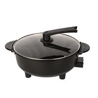 Produit tendance 2026 : Poêle électrique thermostatique ronde antiadhésive multifonctionnelle, marmite électrique, poêle à frire pour la cuisine domestique