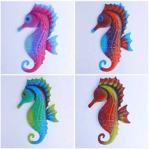 Настенный Декор металлический арт морской конек Американский Железный рыба висит Настенный декор Белоголовый Орлан флаг - Product Image 5