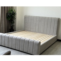 Ensemble de chambre à coucher de luxe, meubles de maison, hôtel, lits à plateforme
