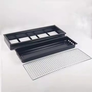 Yuyang Portable Charcoal Grill Pliant BBQ Grill Petit Barbecue Rack pour Camping En Plein Air Randonnée Pique-Nique Voyager - Product Image 3