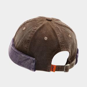 Casquette de baseball unisexe assortie, style japonais Harajuku, rayée colorée, tendance et cool, en denim <span class=keywords><strong>marin</strong></span>, avec ruban à lettres 'Landlord' - Product Image 4
