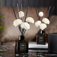 Yuyang 50ml Aksesoris Kamar Mandi Botol Reed Diffuser Rumah Tangga Pengharum Ruangan Mewah Aroma Kayu Raten Sticks SANDALWOOD 3001