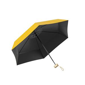 Venta al por mayor 19 "Mini UV impreso paraguas de doble uso lluvia y sol 6 huesos plano 5 pliegues bolsillo regalo para mujeres Control Manual adultos - Product Image 3