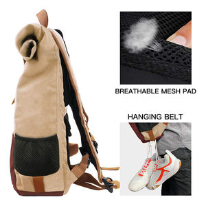 Custom New Arrival Custom Color Woman Rolling Daypack <b>Recycled</b> Roll Top Travel Waterproof <b>Backpack</b> - Product Image 5