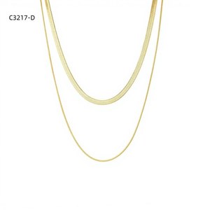 Fashion Necklace CADENA DOBLE Jewelry C3217 for Women High Quality - Product Image 2
