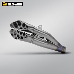 Sistema <span class=keywords><strong>de</strong></span> <span class=keywords><strong>Escape</strong></span> Completo NlkHanm Modificado <span class=keywords><strong>de</strong></span> Aleación <span class=keywords><strong>de</strong></span> Titanio con <span class=keywords><strong>Doble</strong></span> Salida y <span class=keywords><strong>Tubo</strong></span> Delantero Deslizante para Motocicletas S1000XR 2019-2024 - Product Image 2