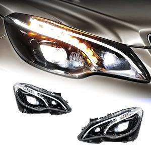 Conjunto de Faros Delanteros LED para <span class=keywords><strong>Mercedes</strong></span> Benz Clase E Coupé W207 E200 E260 E300, Modificación de Faros Antiguos a Nuevos, 2009-2016 - Product Image 2