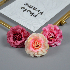 ดอกโรโดเดนดรอนประดิษฐ์ขนาดเล็ก5ซม. ทำเค้กปลอมตกแต่งพื้นหลัง - Product Image 5