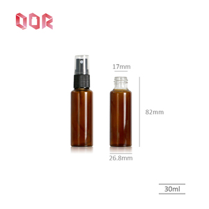 Botella de Vidrio Ámbar Blanca de 30 ml, Gruesa y Duradera, con Pulverizador para Perfume, con Diferentes Cabezales de Pulverización - Product Image 2