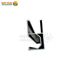 Kit de panneaux solaires Black Rail avec rail de montage en aluminium, système de <span class=keywords><strong>fixation</strong></span> pour toit métallique, système de support photovoltaïque pour panneaux solaires - Product Image 3