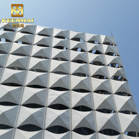 Panneau en polystyrène à nid d'abeilles moderne pour façade composite en aluminium, isolation phonique, revêtement mural pour bâtiments