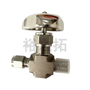 วาล์วเข็มทรงกระบอกสแตนเลส NPT1/4 316L แบบเกลียวตรงสำหรับสื่อที่มีฤทธิ์กัดกร่อน - Product Image 4