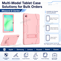 Étui robuste pour Samsung Tab A11 Plus A9 Plus 11 avec béquille, protection contre les chutes, coque fine, OEM ODM