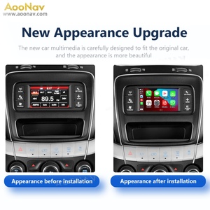 Decodificador Linux AOONAV con Mirror Link para Dodge Journey 2013-2016, Actualización Inalámbrica de Estéreo con Apple CarPlay y Android Auto - Product Image 3