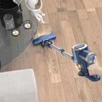 Prettycare W200 Cyclone HEPA filtrasi siklon tanpa kabel stik penyedot debu fungsi kering Hotel & karpet mobil