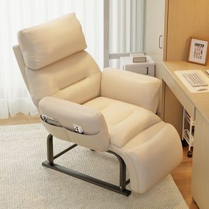 Sillón Reclinable Extra Grande de Pana Suave con Reposapiés Extensible y Ajustable para Sala de Estar, Dormitorio u Oficina - Product Image 6