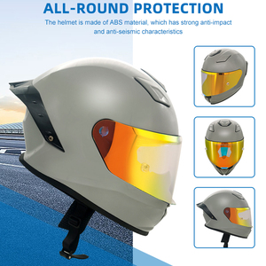 OEM DOT <span class=keywords><strong>Casco</strong></span> Abs <span class=keywords><strong>Moto</strong></span> Off-Road Hombres Mujeres Racing Full Face <span class=keywords><strong>Modular</strong></span> Motocicleta Cascos - Product Image 4