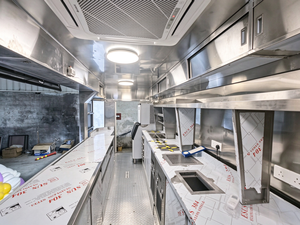 Fabrik-Großhandel: Mobiler Imbisswagen mit Drehspießofen und Warmhaltevitrine für Tacos – ideal für US-Straßenverkauf - Product Image 6