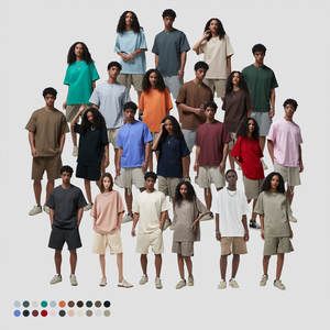 T-shirts vierges tricotés en coton 100% lourd de qualité supérieure pour hommes T-shirts surdimensionnés - Product Image 5