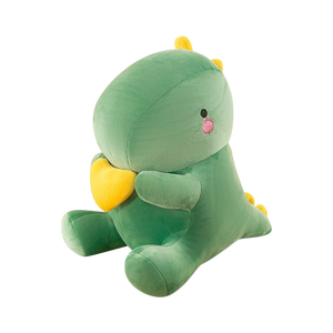 Adorabile <span class=keywords><strong>dinosauro</strong></span> peluche Super morbido che abbraccia un cuore <span class=keywords><strong>rosso</strong></span> per le celebrazioni di compleanno pieno di cotone PP - Product Image 1