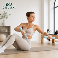 Dumbbell Pilates 2026 1kg 1.5kg 2kg 2.5kg, Dumbbell Silikon Portabel untuk Wanita, Latihan Kekuatan, Peralatan Gym, Latihan Otot Lengan