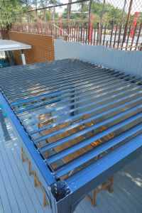 Pérgola de Aluminio con Revestimiento en Polvo, Resistente al Agua, Ecológica y a Prueba de Roedores, 3x3m, 3x4m, 4x4m, 6x4m, Modelo ZF8009P, para Jardín - Product Image 5