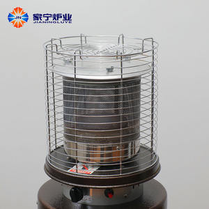 <span class=keywords><strong>Chauffage</strong></span> d'extérieur au propane/<span class=keywords><strong>butane</strong></span> Jianing JN-H003 9 kW, construction en fer et aluminium brun, fonction d'humidification 1,2 m, roues, pulsation - Product Image 3