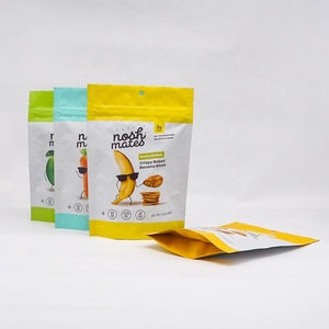 Chuối khô đóng gói đứng lên túi <span class=keywords><strong>zip</strong></span> túi niêm phong nhiệt lá túi <span class=keywords><strong>zip</strong></span> khóa túi nhựa với logo tùy chỉnh - Product Image 2