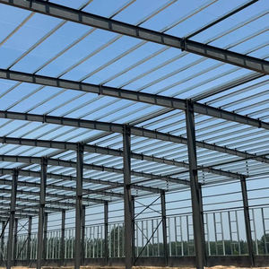 Düşük Maliyetli Modern Prefabrik Ahır Evi, İnek Barınağı, Sığır Çiftliği Binası Çelik Hangar - Product Image 1