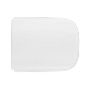 Asiento de inodoro para Azzurra Adone Shape 8 Bowl, blanco, con bisagras pasantes - Product Image 1