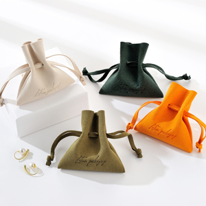 Sac d'emballage à cordon en microfibre pour bijoux, mini pochette cadeau, idéal pour charbon de barbecue - Grande Vente - Product Image 2