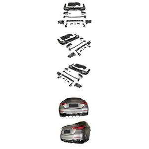 Puntas de Escape Nuevas de Estilo Contemporáneo en Negro Brillante/Estilo Carbono para <span class=keywords><strong>Mercedes</strong></span>-<span class=keywords><strong>Benz</strong></span> <span class=keywords><strong>AMG</strong></span> <span class=keywords><strong>C63</strong></span> Clase C W206 <span class=keywords><strong>2022</strong></span>-2025 - Product Image 6