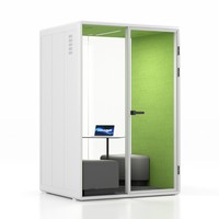 Cabine de bureau insonorisée pour 1 à 6 personnes, cabine acoustique silencieuse, salle de réunion partagée, salle de négociation, fabrication sur mesure, directement de l'usine