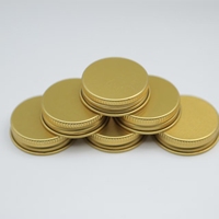 Tapa de Aluminio Roscada de 38mm*11mm, Stock de Fábrica, Muestra Gratis Disponible, Apta para Diversas Latas
