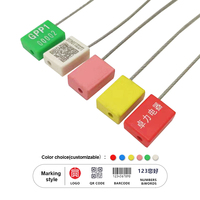 Sello de Seguridad para Cables S-006, Candado de Un Solo Uso para Carreteras, Ferrocarriles, Puertos Marítimos, Contenedores, Logística y Camiones