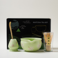 Ensemble de thé matcha premium CS, bol en céramique japonais pour cérémonie, fouet, coffret cadeau, kit de démarrage, durable et écologique