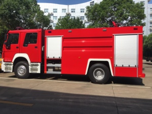 <span class=keywords><strong>Camion</strong></span> de pompiers de réservoir d'eau 4x2 HOWO avec capacité de réservoir de ³ de 8m personnalisable pour la lutte contre les incendies municipaux et les opérations de sauvetage d'urgence - Product Image 3