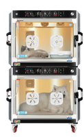 Incubateur vétérinaire pour chiots pour hôpital pour animaux de compagnie moniteur pour animaux de compagnie ICU vétérinaire d'urgence pour animaux chambre d'élevage de chiens Icu Cilinic pour animaux de compagnie