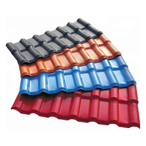 Tuile de toit en plastique PVC antioxydant, matériau d'isolation thermique bon marché, feuille de plastique résistante à la chaleur, feuille de <span class=keywords><strong>toiture</strong></span> pour maison de campagne - Product Image 1
