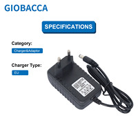 Adaptor Daya AC DC GIOBACCA 12V 1A Charger Universal untuk Elektronik Buatan Cina