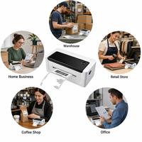 Imprimante d'étiquettes thermiques sans encre Edoo ED1080 4x6, haute résolution, pour entrepôt, commerce de détail et stockage